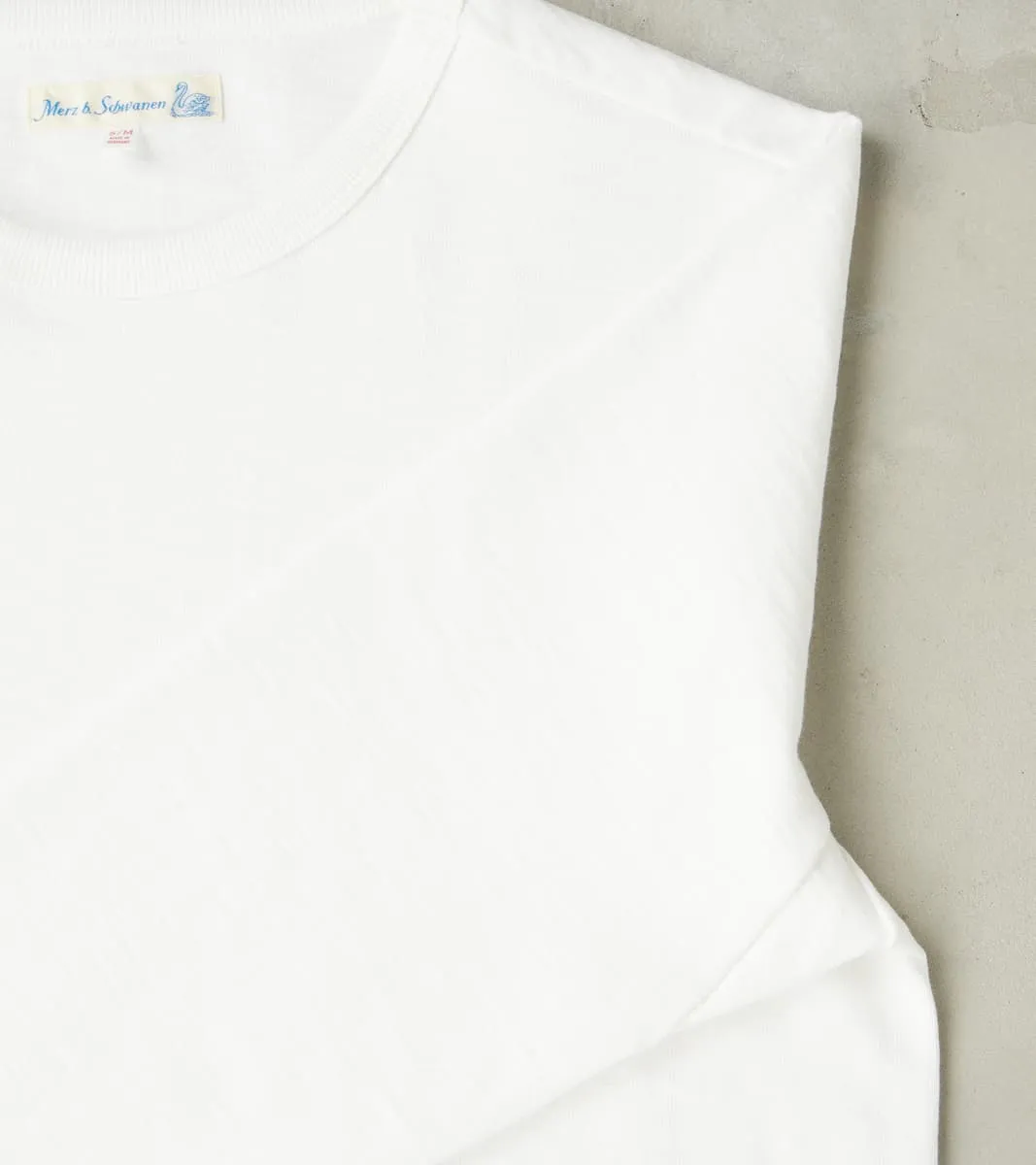 S218 Good Originals - 10.7oz Loopwheeled 2-Thread Heavyweight Longsleeve - 01 White sold by Division Road product image thumbnail 4