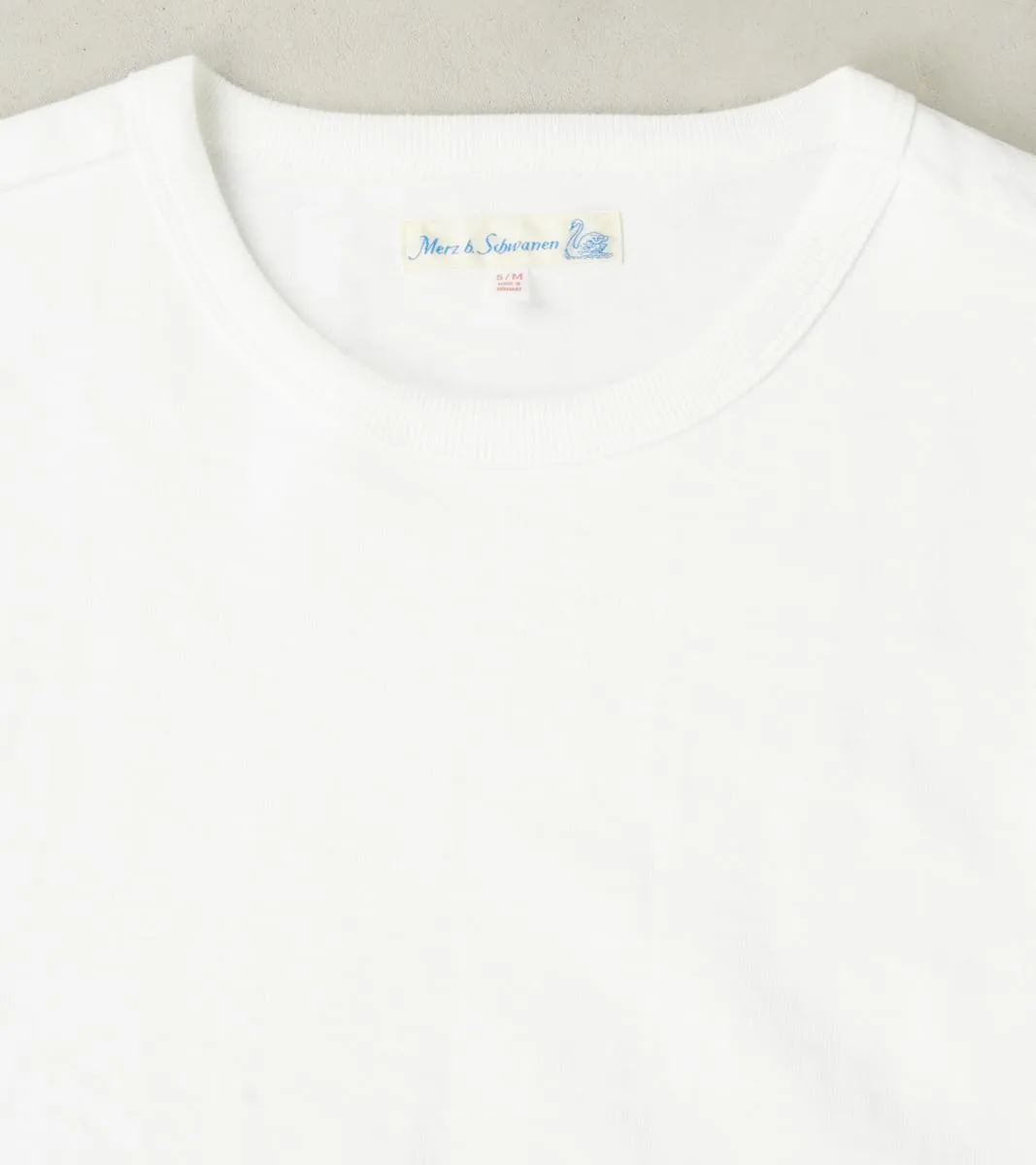 S218 Good Originals - 10.7oz Loopwheeled 2-Thread Heavyweight Longsleeve - 01 White sold by Division Road product image thumbnail 3