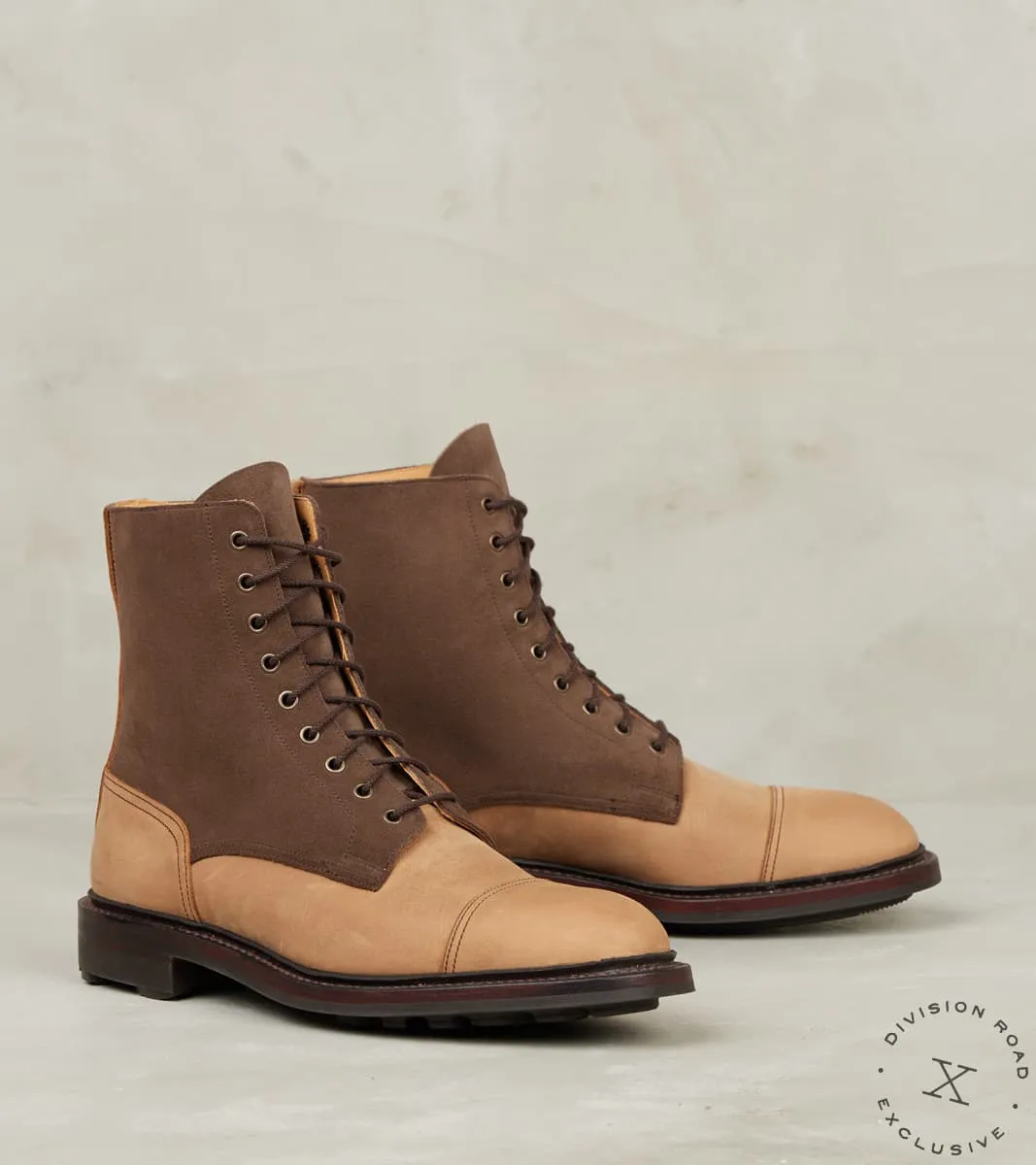 Moray - 378 - Ridgeway - Bronze Oiled Sides & Slate Calf Suede sold by Division Road