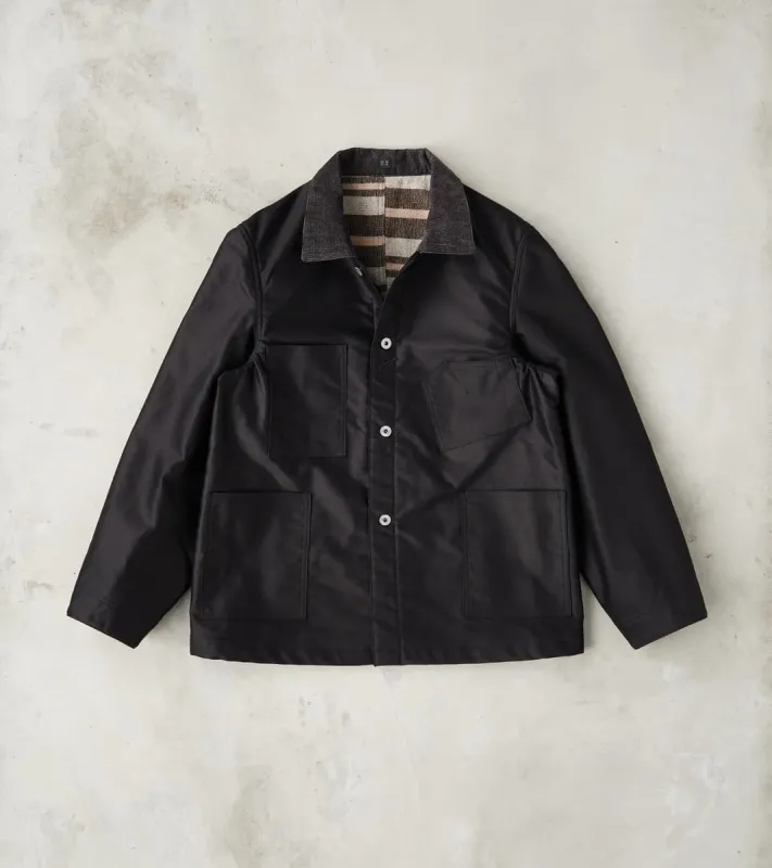 Lot. 304 Blanket Lining Coverall - Giza Moleskin - Black sold by Division Road