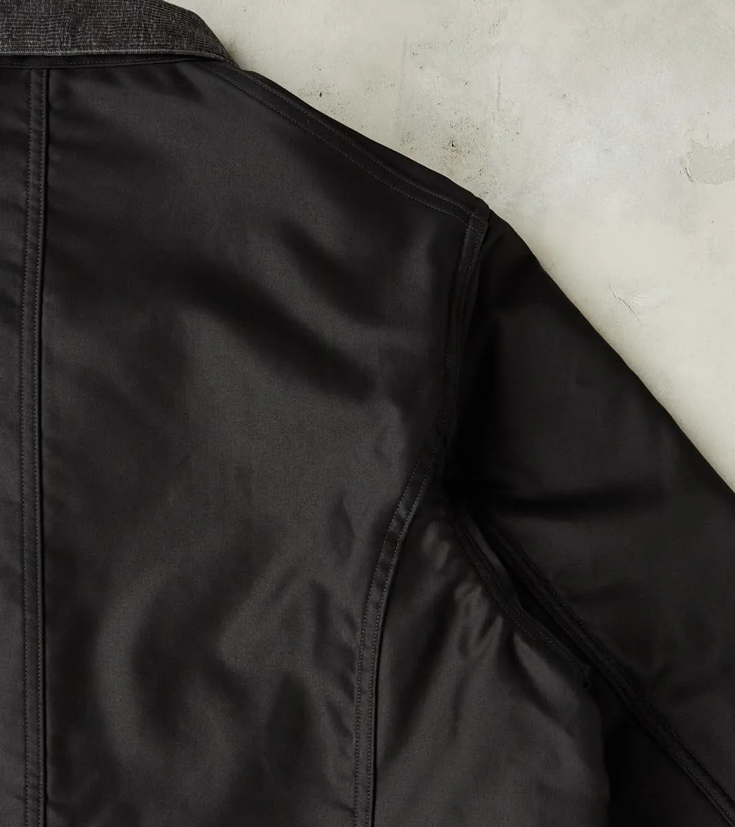 Lot. 304 Blanket Lining Coverall - Giza Moleskin - Black sold by Division Road product image thumbnail 5