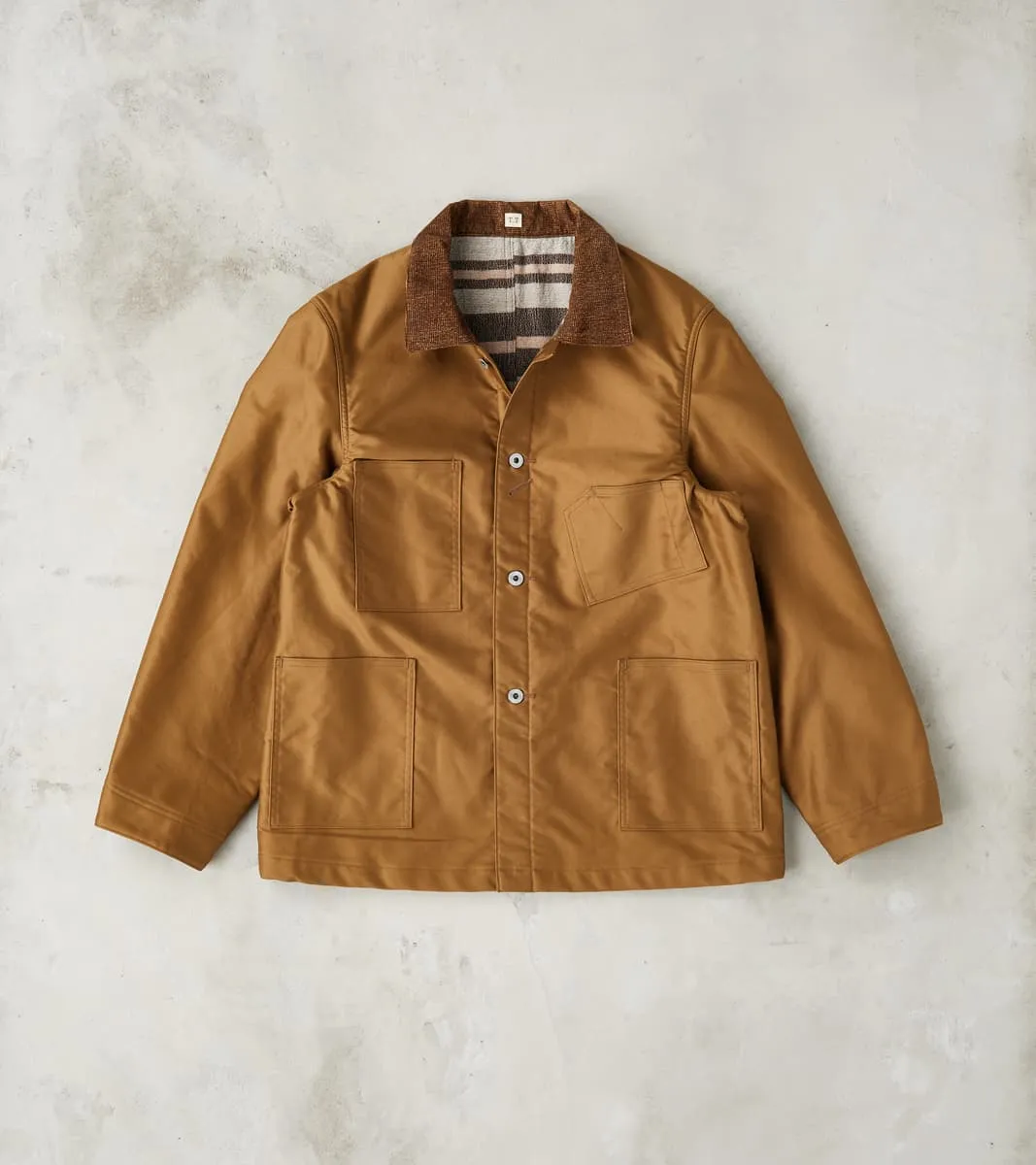 Lot. 304 Blanket Lining Coverall - Giza Moleskin - Camel sold by Division Road