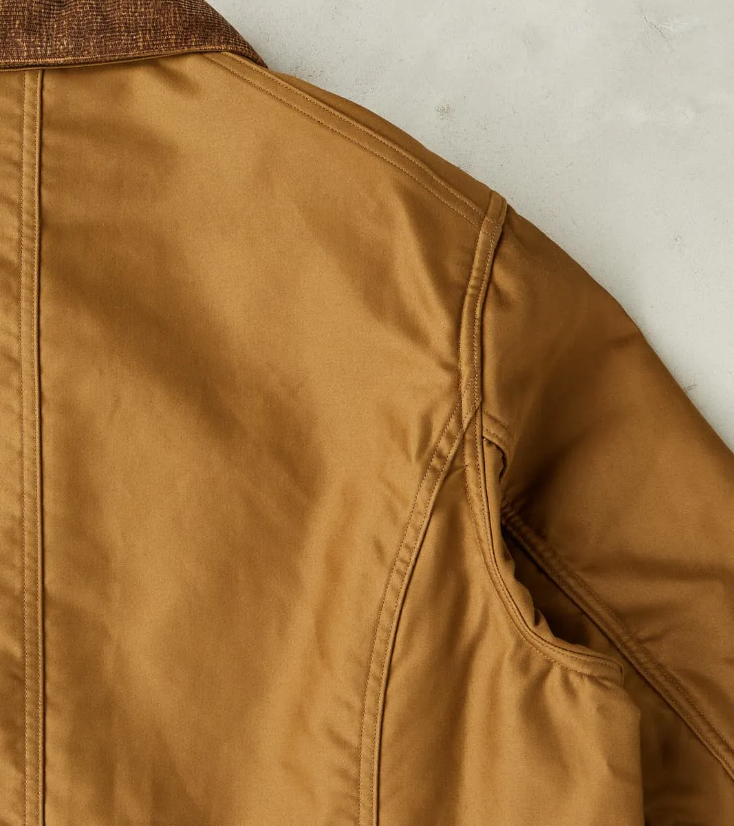 Lot. 304 Blanket Lining Coverall - Giza Moleskin - Camel sold by Division Road product image thumbnail 5