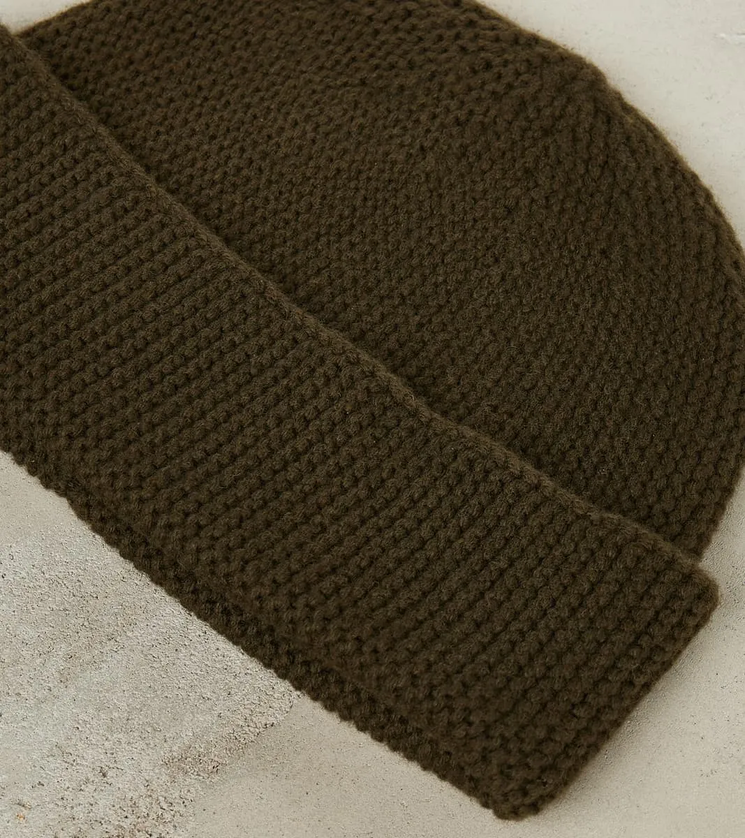Lot. 030 ARC Watch Cap - Lambswool/Cashmere - Military Khaki sold by Division Road product image thumbnail 4