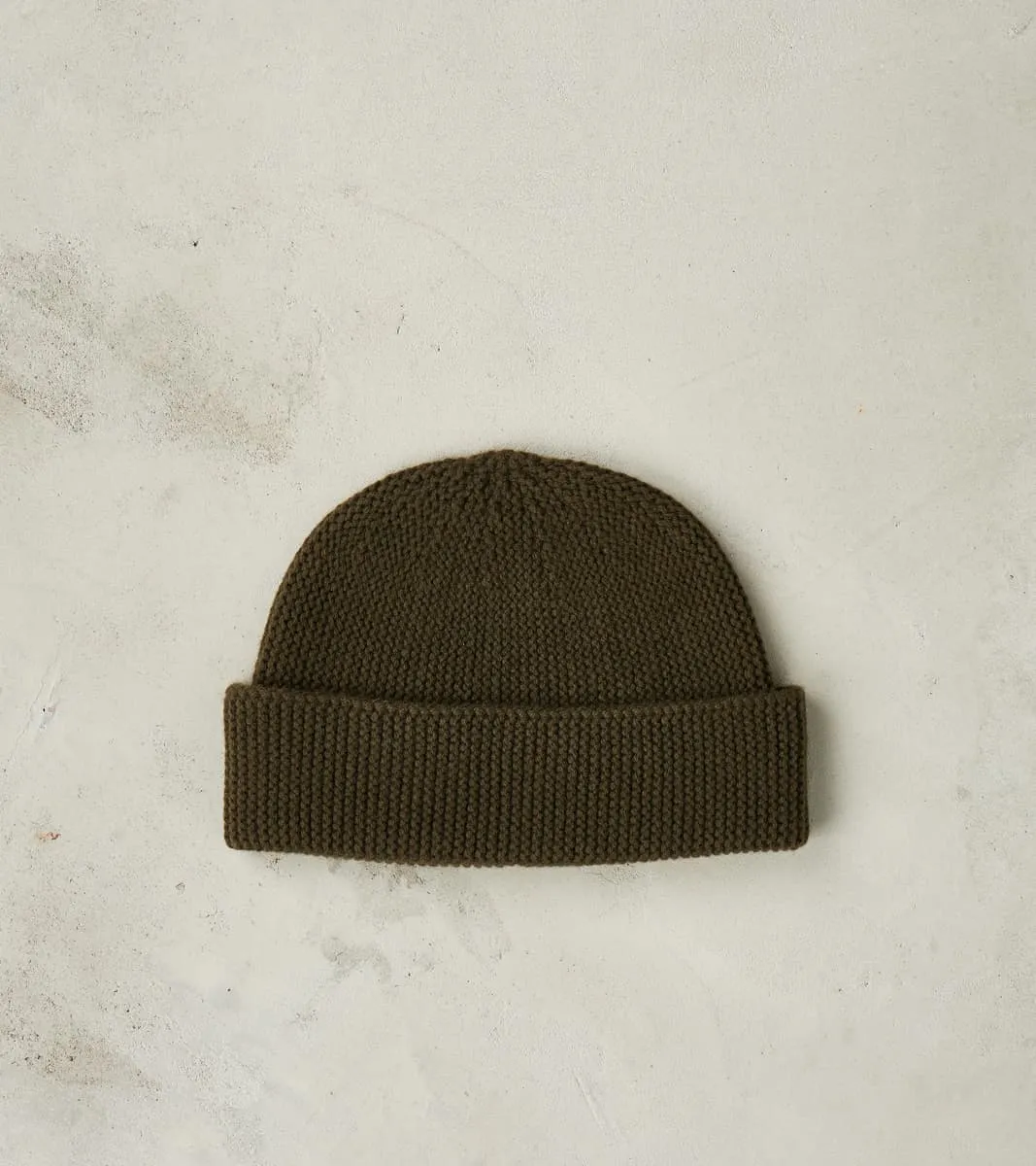 Lot. 030 ARC Watch Cap - Lambswool/Cashmere - Military Khaki sold by Division Road