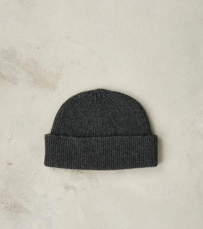 Lot. 030 ARC Watch Cap - Lambswool/Cashmere - Charcoal sold by Division Road