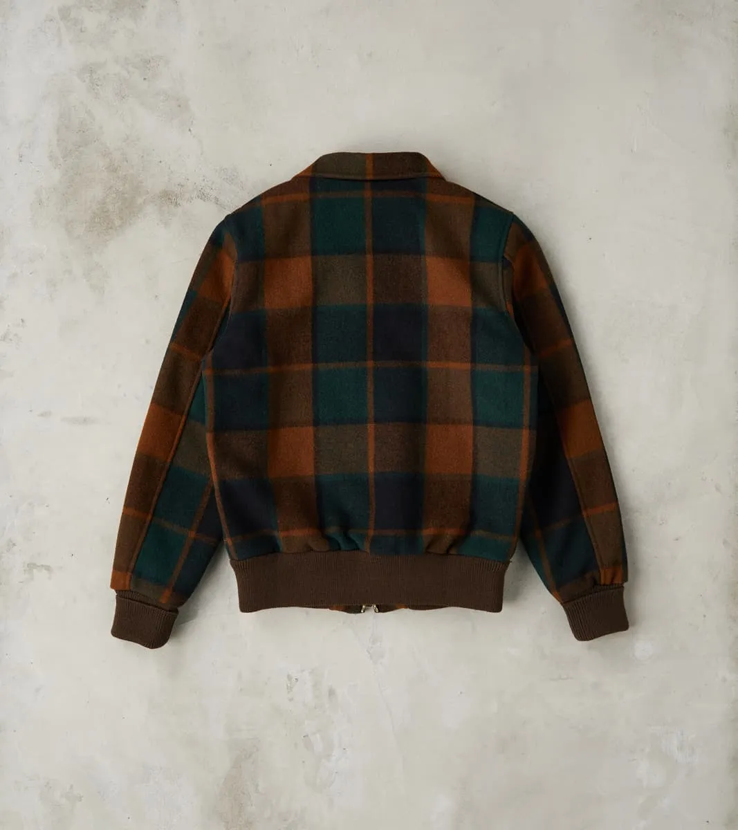 Weekender Jacket - Melton Wool Twill - Oregon Plaid sold by Division Road product image thumbnail 2