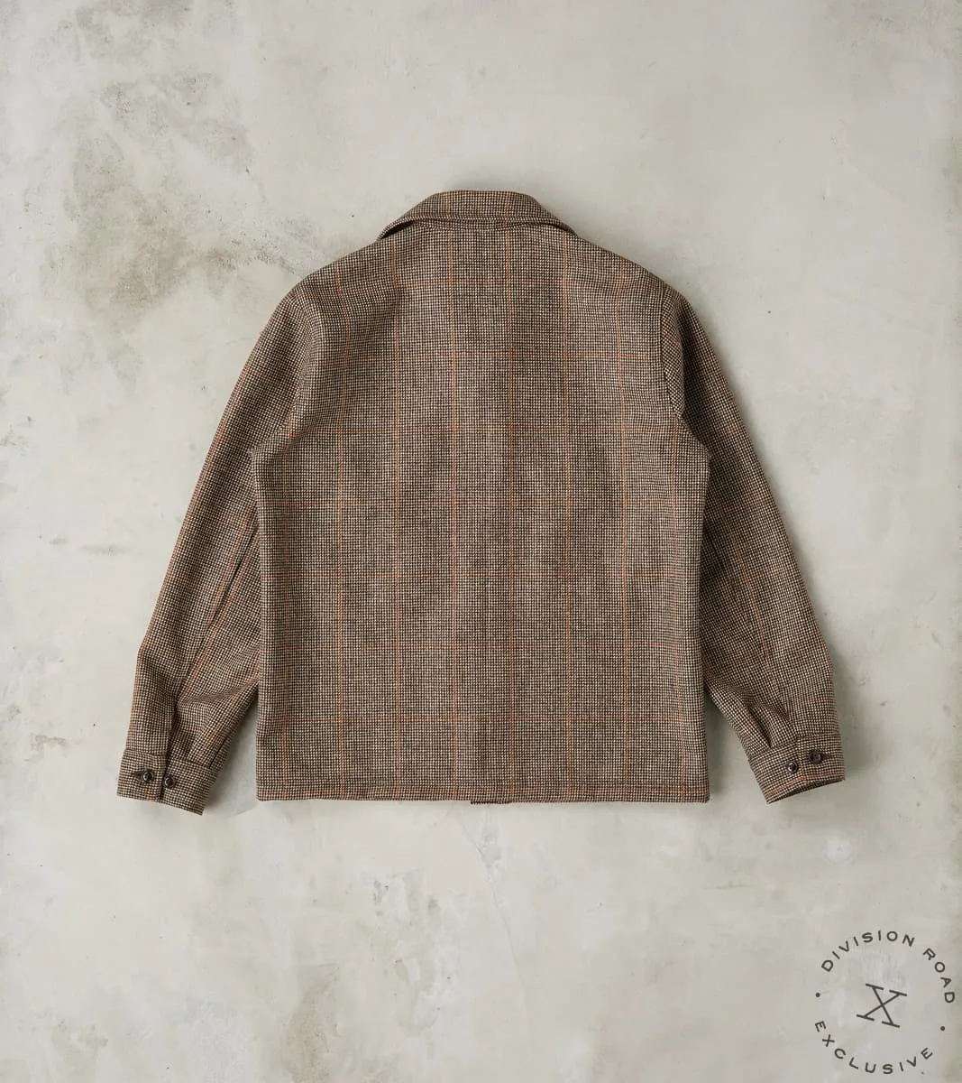 Skyline Overshirt - Lovat® Tweed Twill - Birmingham Brown Check sold by Division Road product image thumbnail 2