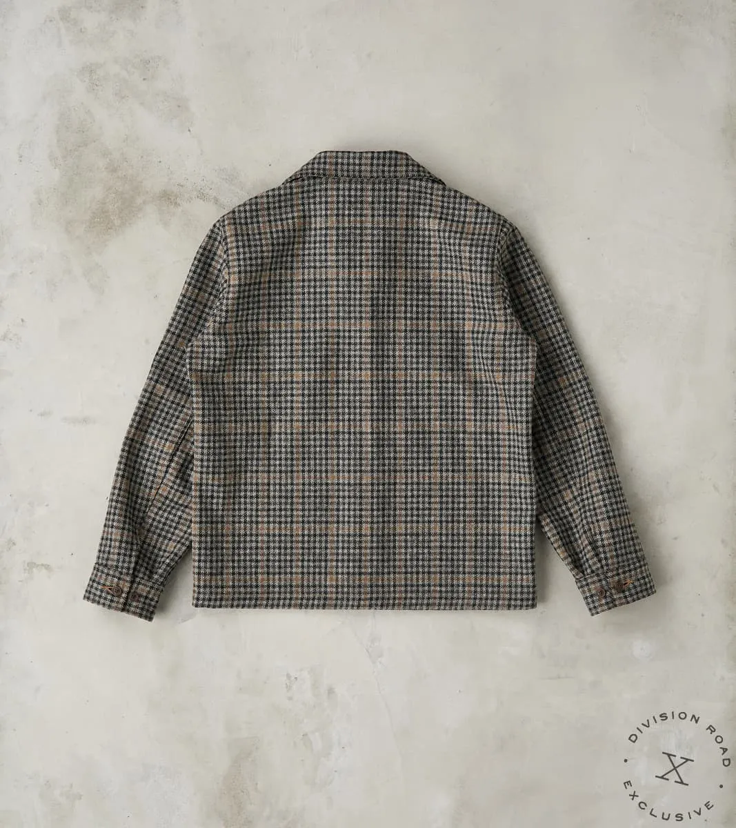Skyline Overshirt - Lovat® Tweed Twill - London Town Grey Check sold by Division Road product image thumbnail 2