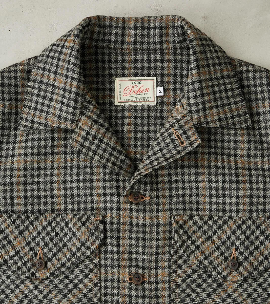 Skyline Overshirt - Lovat® Tweed Twill - London Town Grey Check sold by Division Road product image thumbnail 3