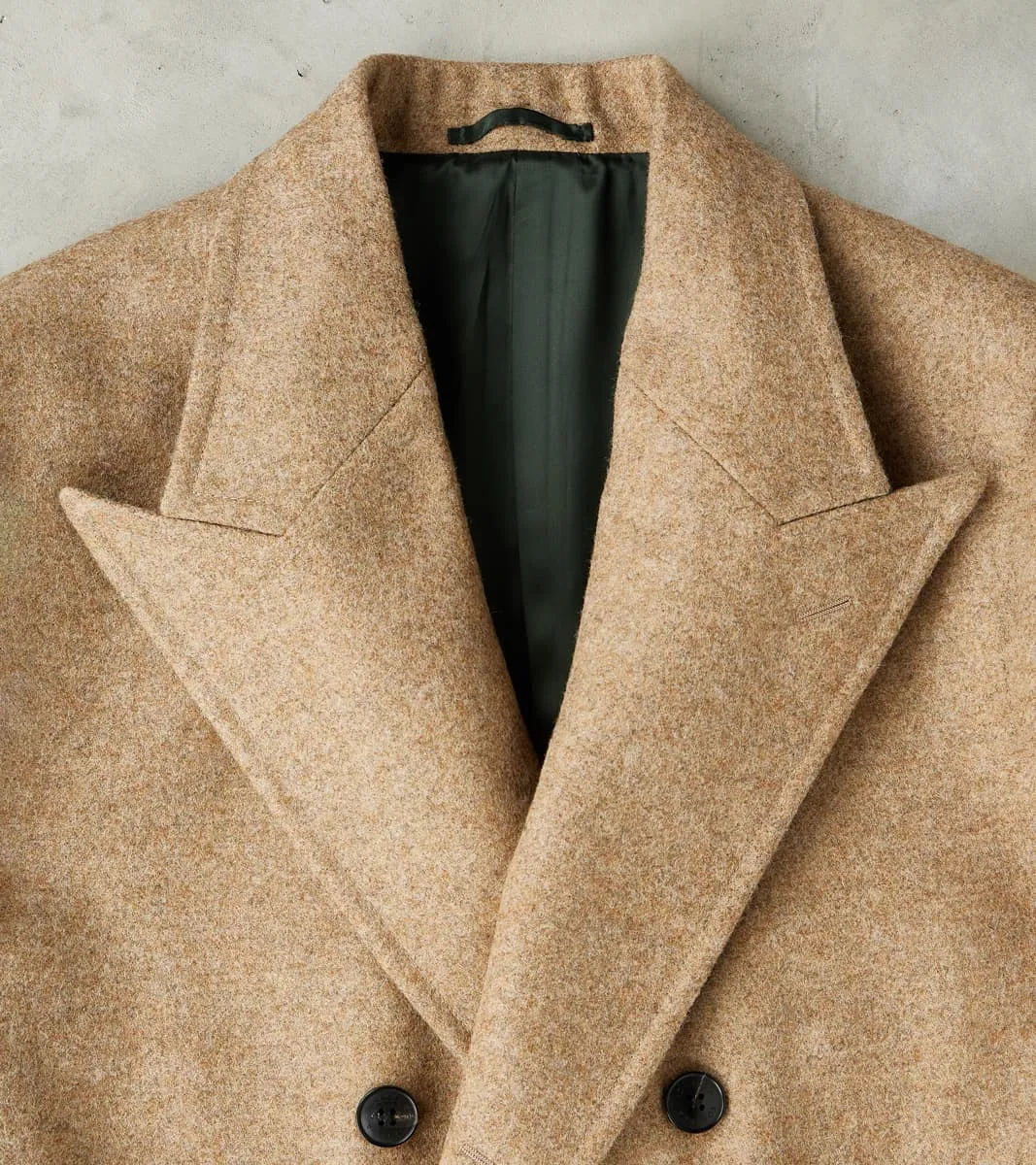 Bogart Coat - Beige Wool Melton Twill sold by Division Road product image thumbnail 4