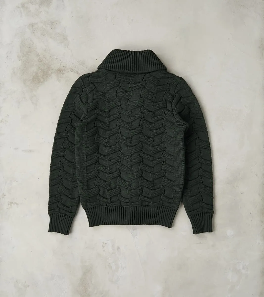 Epigon Cardigan - Dark Forest Green sold by Division Road product image thumbnail 2
