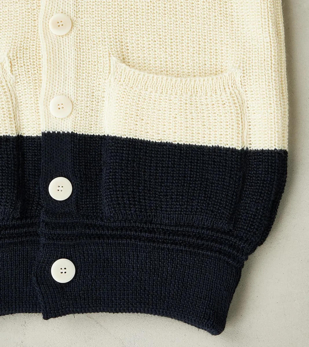 Signals Eiger Cardigan - Ink & Seashell sold by Division Road product image thumbnail 5