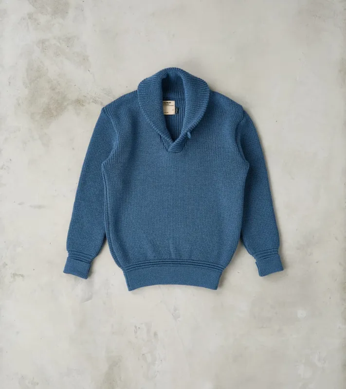 Eiger Pullover Sweater - Trail Blue sold by Division Road