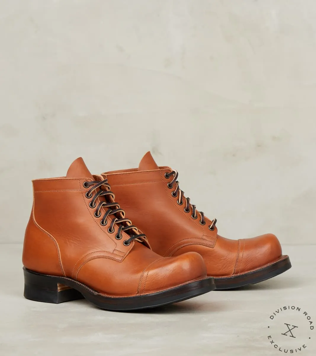 Service Boot - 310 - Split Dr. Sole - Badalassi Cognac Vachetta Minerva sold by Division Road