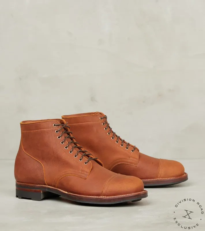 Service Boot - 2055 - Ridgeway - CF Stead Nutmeg Waxed Kudu sold by Division Road