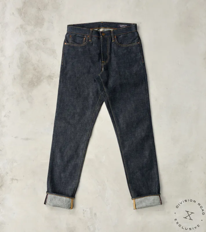 TWCXDR-005 - Relaxed Tapered - Raw Indigo sold by Division Road