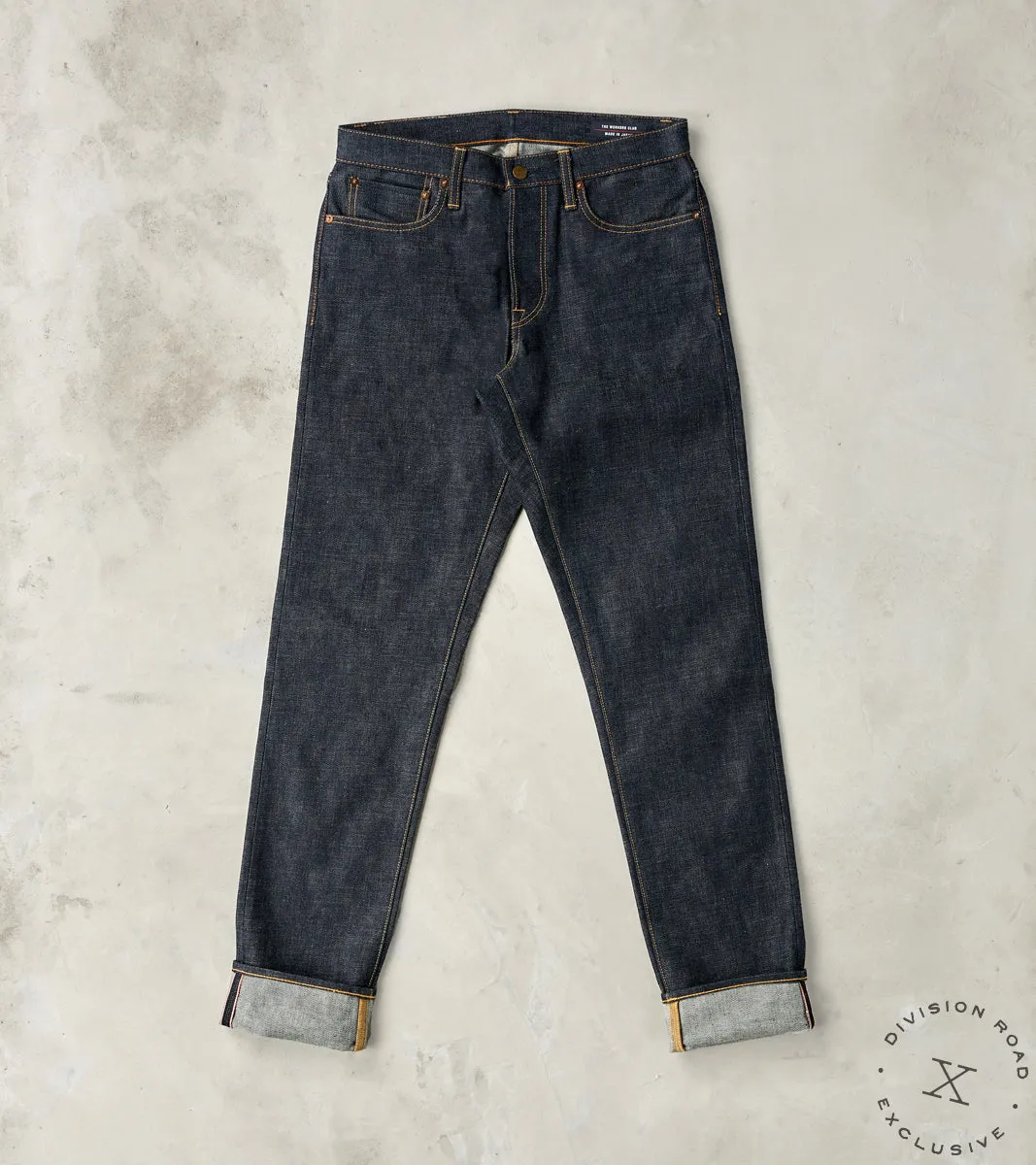 TWCXDR-005 - Relaxed Tapered - Raw Indigo sold by Division Road