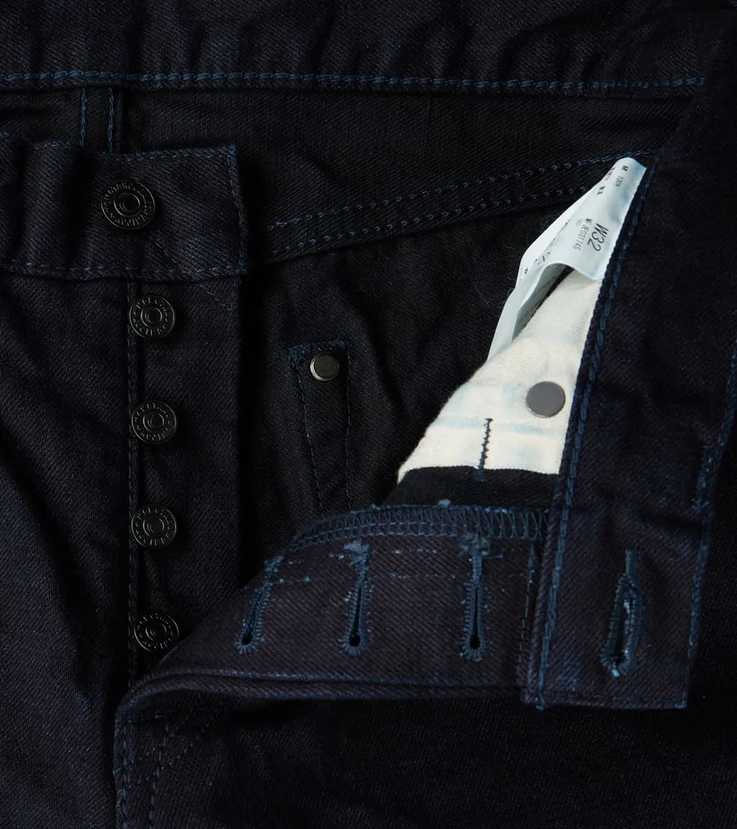 0306-IBSP - Tight Tapered - 15.7oz Indigo x Black sold by Division Road product image thumbnail 5