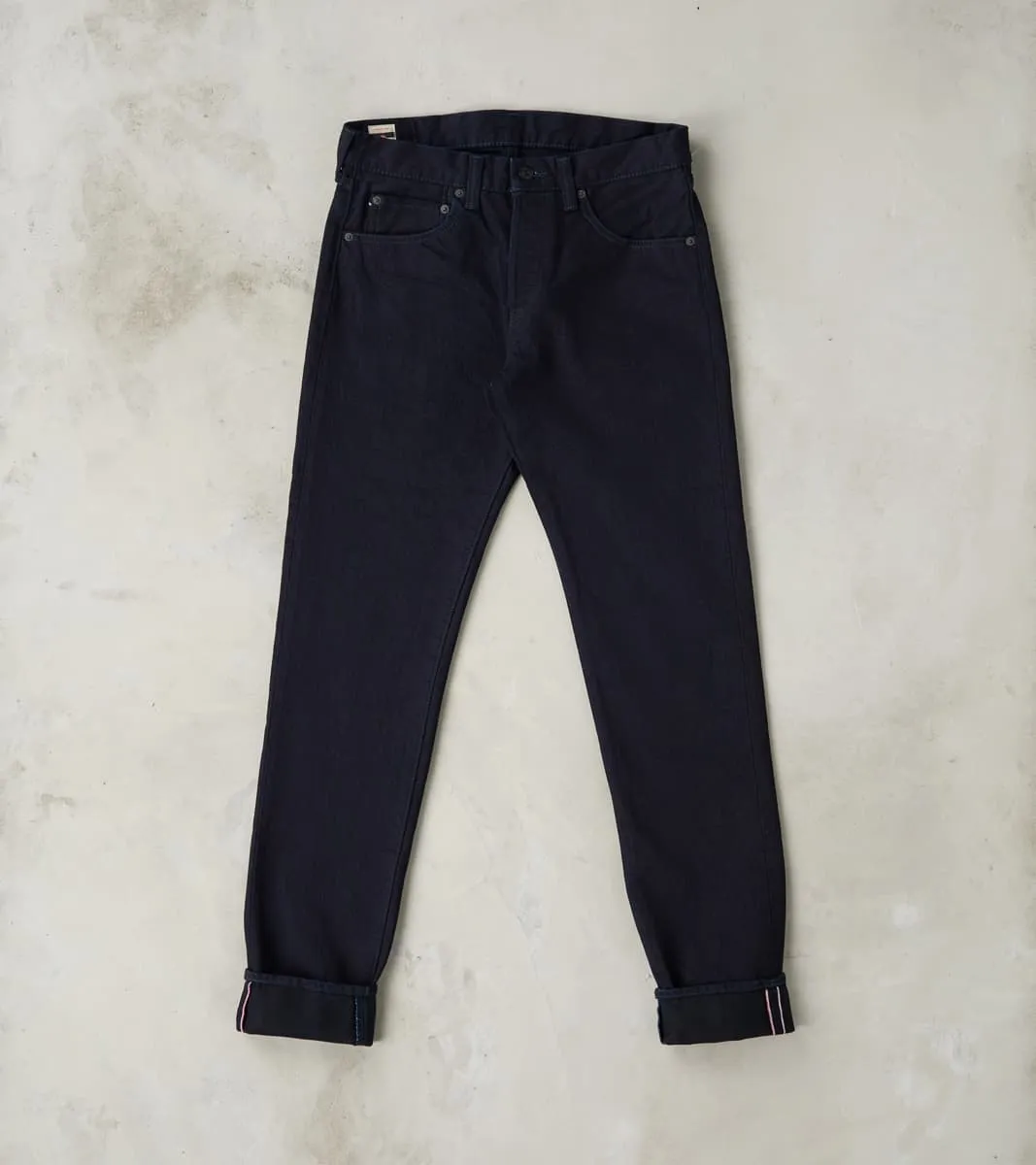0306-IBSP - Tight Tapered - 15.7oz Indigo x Black sold by Division Road