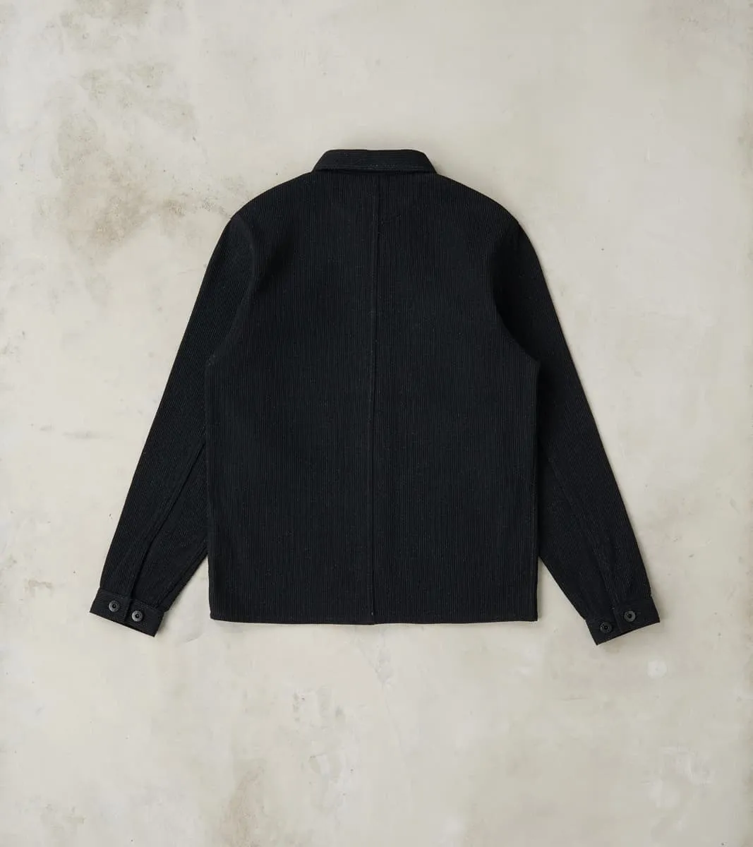 Coverall Jacket - 11oz Black Sashiko sold by Division Road product image thumbnail 2