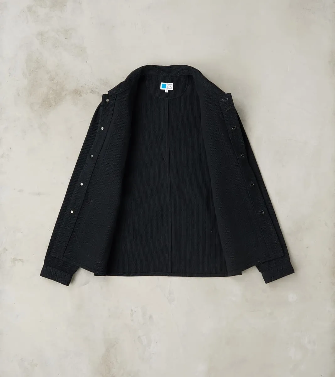Coverall Jacket - 11oz Black Sashiko sold by Division Road product image thumbnail 3