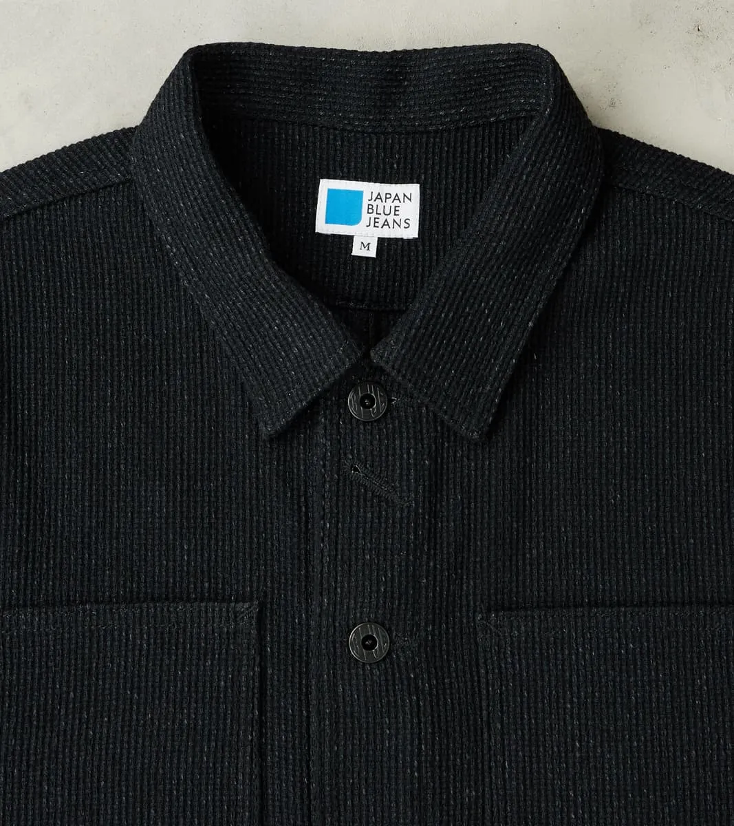 Coverall Jacket - 11oz Black Sashiko sold by Division Road product image thumbnail 4