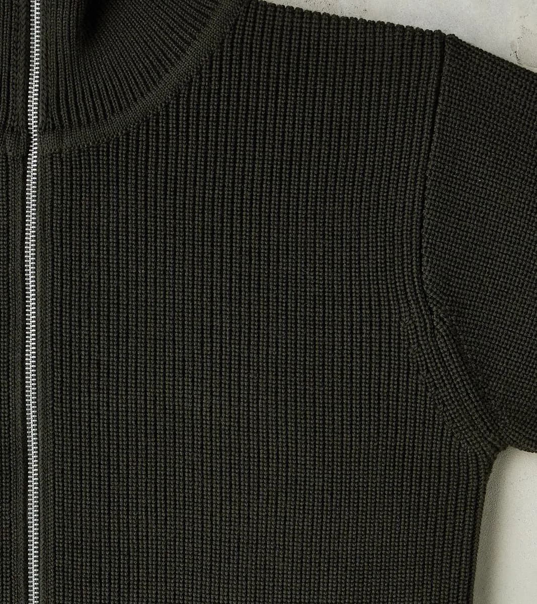 Sailor Full Zip Sweater - Hunting Green sold by Division Road product image thumbnail 5