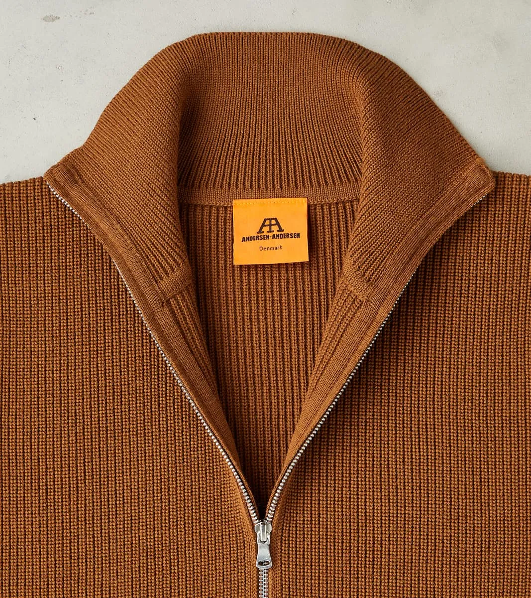 Sailor Full Zip Sweater - Tobak sold by Division Road product image thumbnail 3