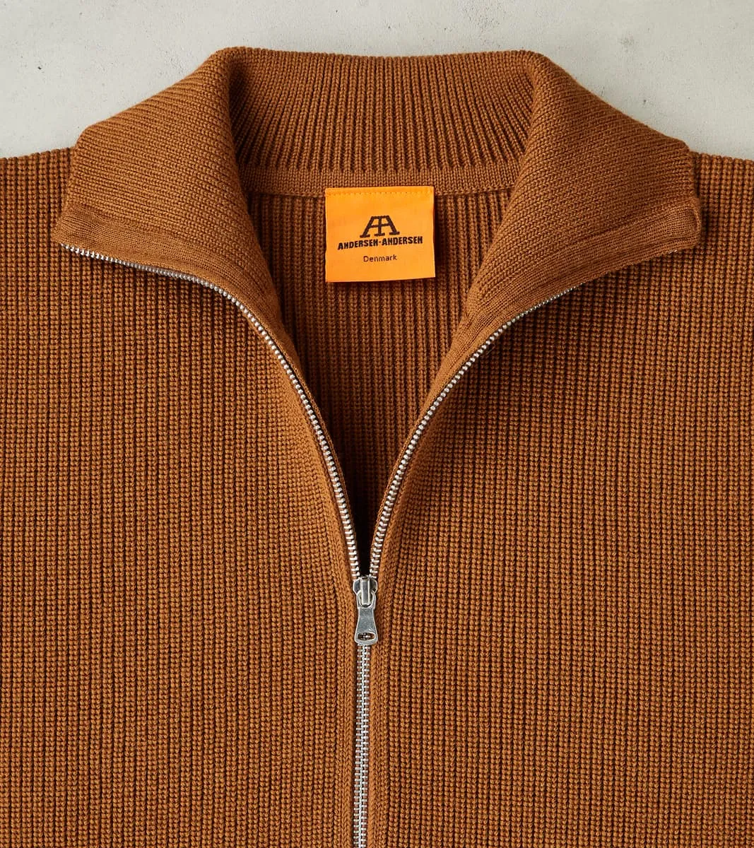 Sailor Full Zip Sweater - Tobak sold by Division Road product image thumbnail 4