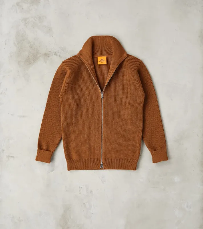 Sailor Full Zip Sweater - Tobak sold by Division Road