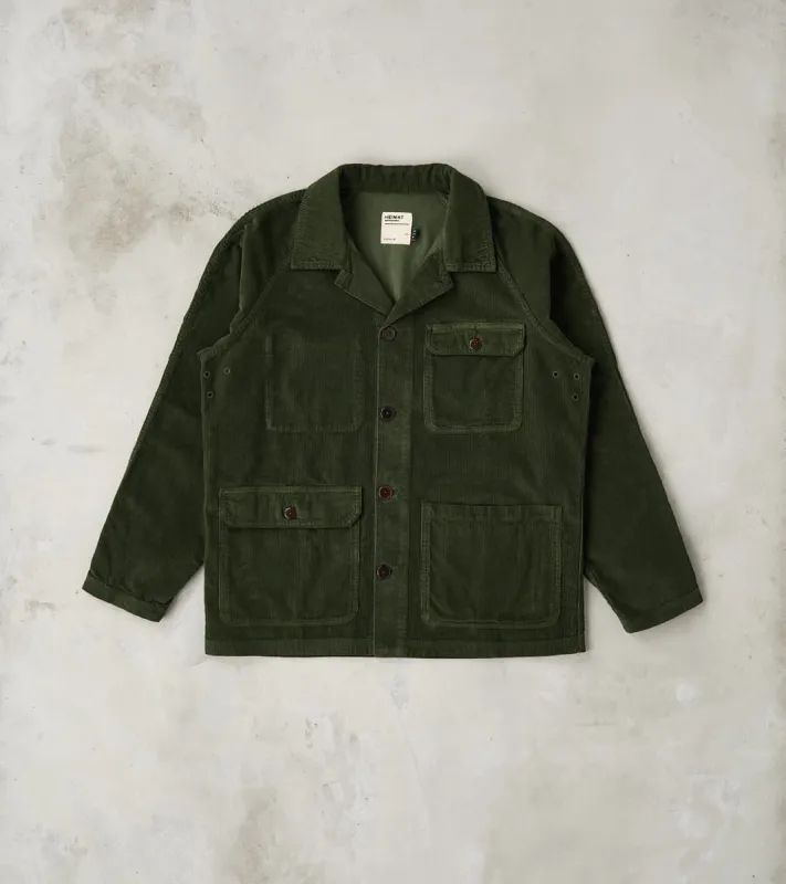 Journey Coat - Military Green Corduroy sold by Division Road