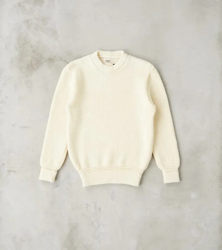 Rundhals Crewneck Sweater - Seashell sold by Division Road