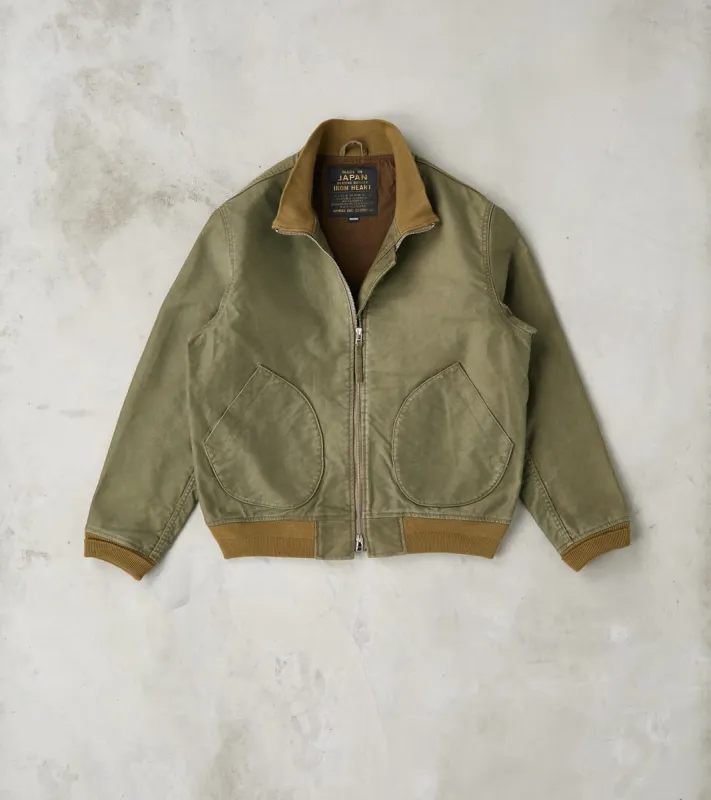 47-ODG - Tanker Jacket - 12oz Olive Drab Green Whipcord sold by Division Road