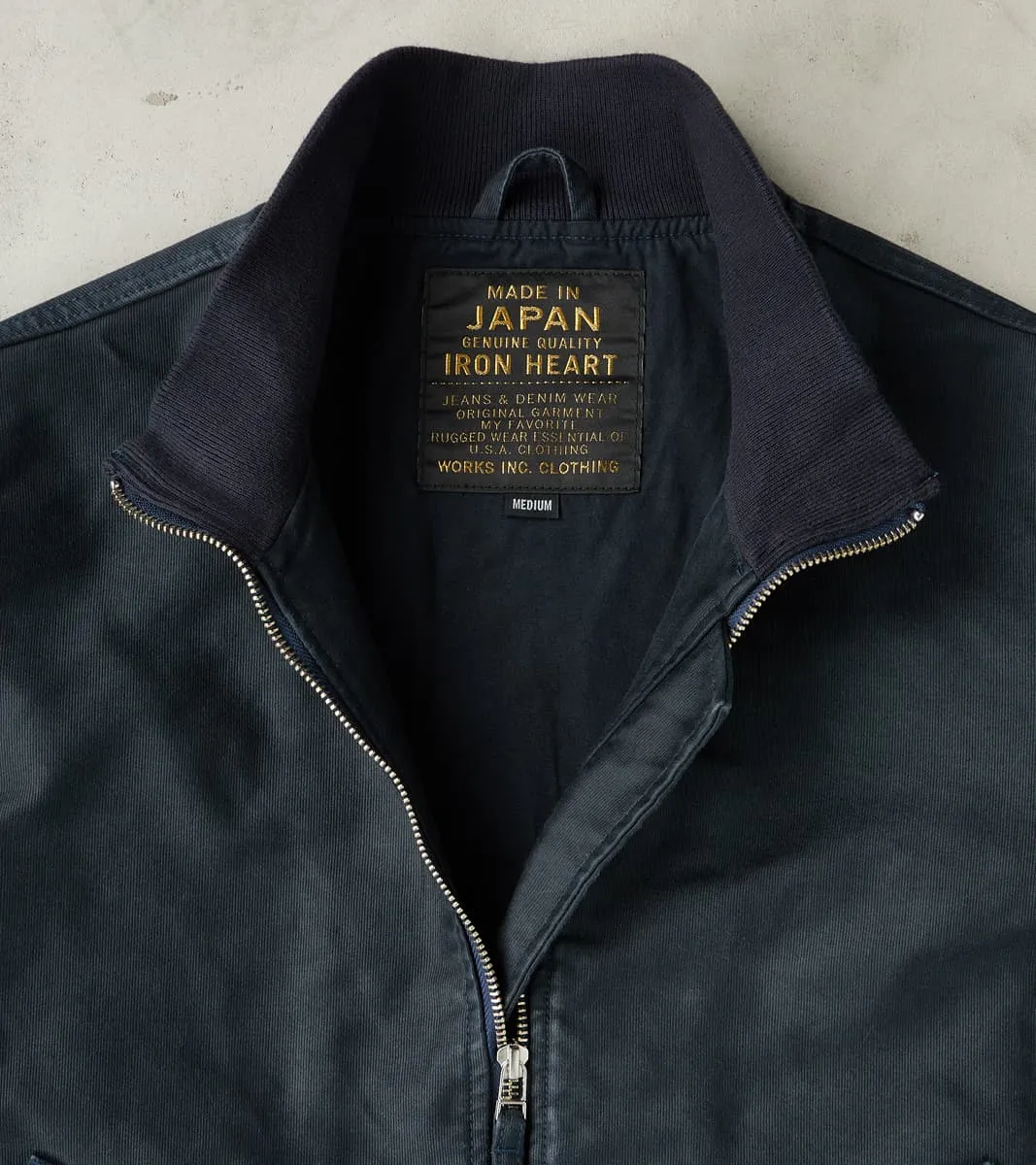 47-NAV - Tanker Jacket - 12oz Navy Whipcord sold by Division Road product image thumbnail 4