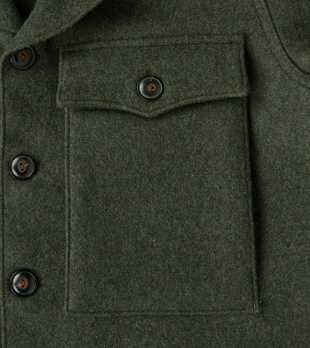 Midway - Japanese Melton Wool - Olive sold by Division Road product image thumbnail 4