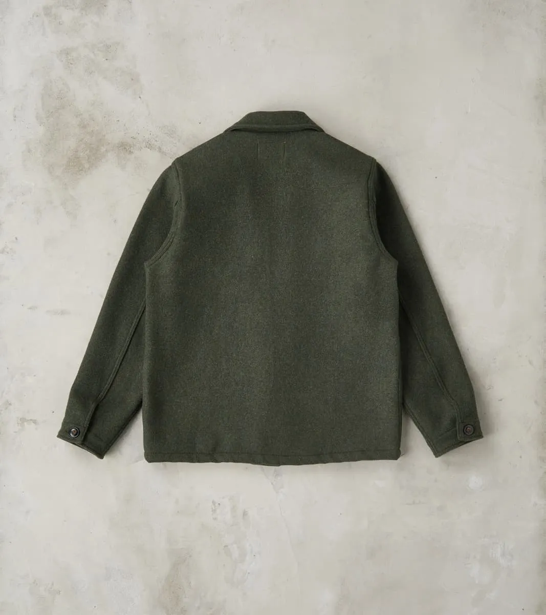 Midway - Japanese Melton Wool - Olive sold by Division Road product image thumbnail 2