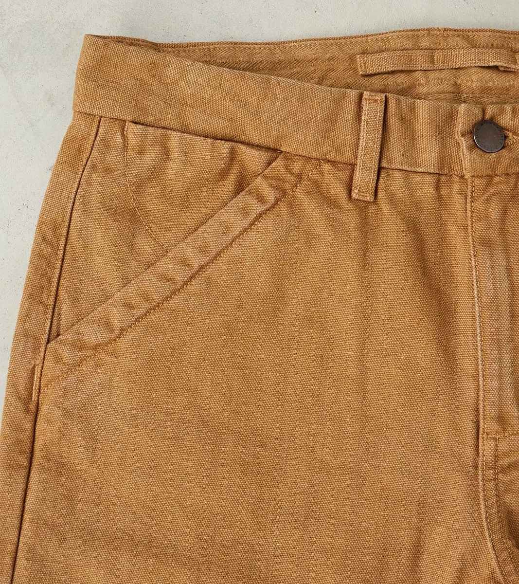 Workers Chino - 14oz Japanese Military Slub Canvas - Tan sold by Division Road product image thumbnail 5
