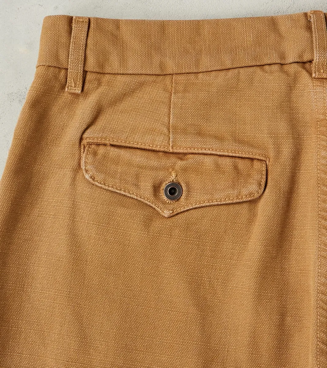Workers Chino - 14oz Japanese Military Slub Canvas - Tan sold by Division Road product image thumbnail 4