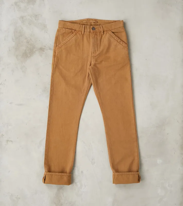 Workers Chino - 14oz Japanese Military Slub Canvas - Tan sold by Division Road
