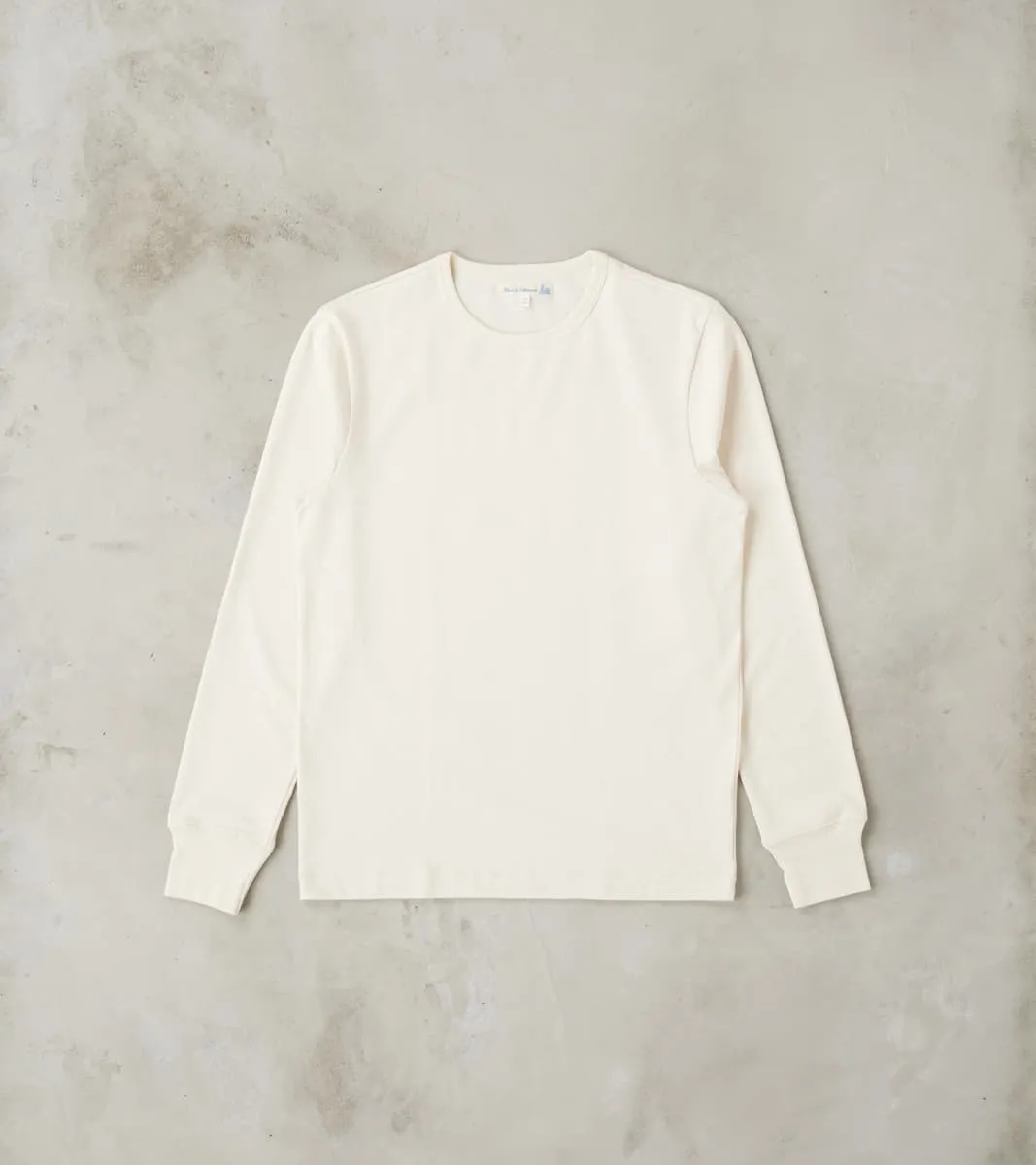 2M15 Good Originals - 6.8oz Vintage Machine 2-Thread Longsleeve - 02 Nature sold by Division Road