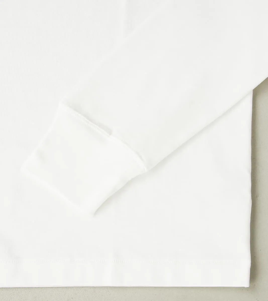 2M15 Good Originals - 6.8oz Vintage Machine 2-Thread Longsleeve - 01 White sold by Division Road product image thumbnail 5