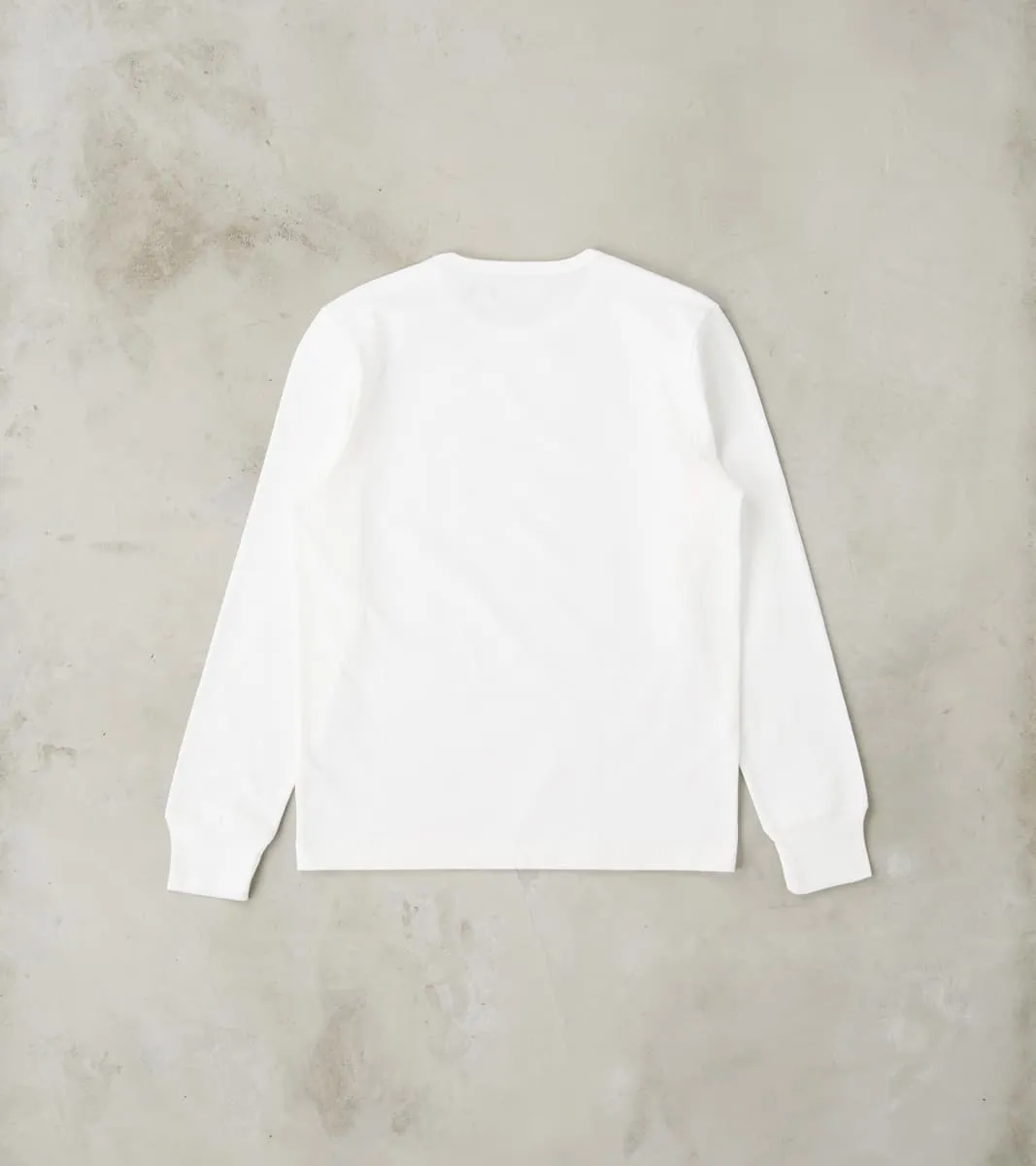 2M15 Good Originals - 6.8oz Vintage Machine 2-Thread Longsleeve - 01 White sold by Division Road product image thumbnail 2