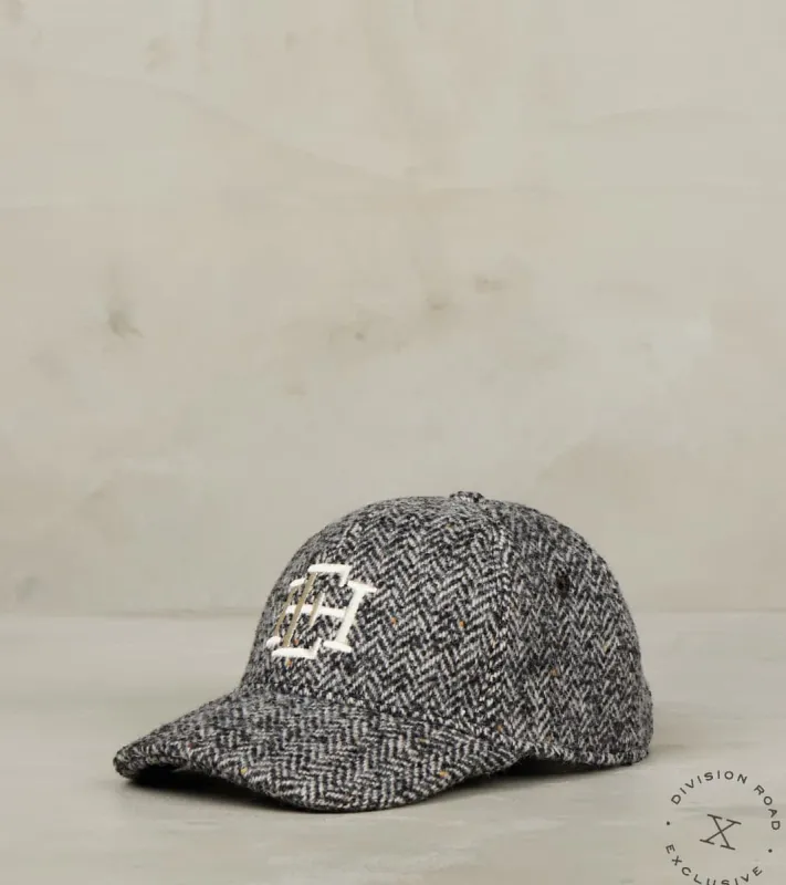EHS x DR Tiger Ball Cap - Charcoal Shetland Wool Herringbone sold by Division Road
