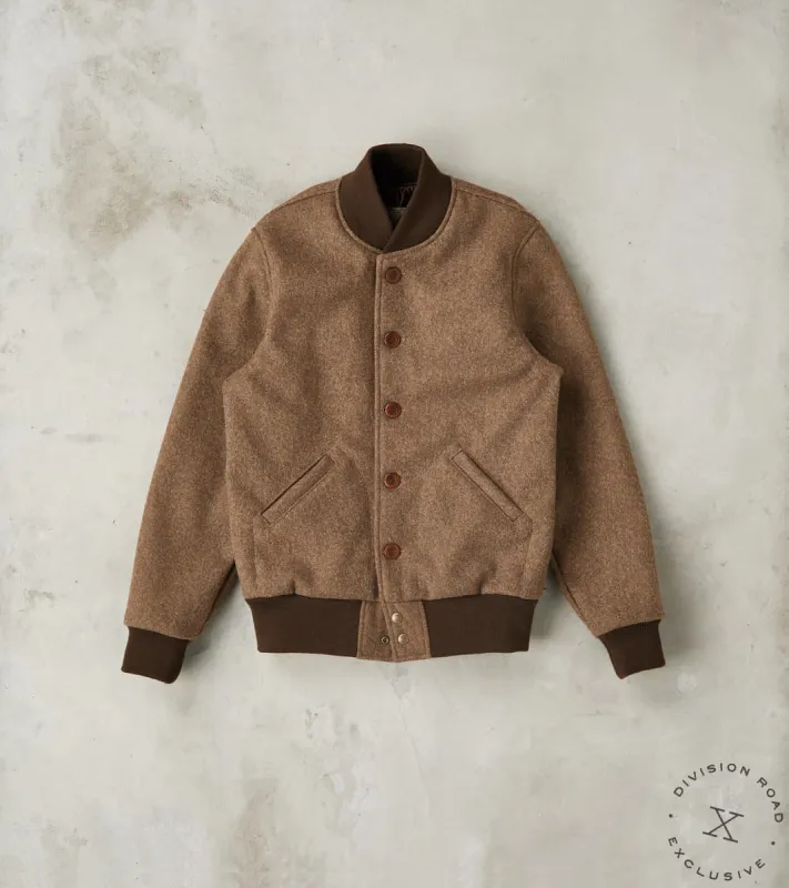 Pilot Club Jacket - Fox Brothers® Great Coat Cloth - Khaki sold by Division Road