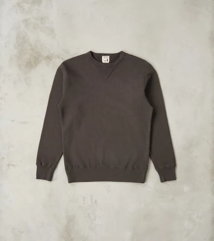 SWS-SC01 Japanese Cotton Heavyweight Sweatshirt - Kuromame sold by Division Road