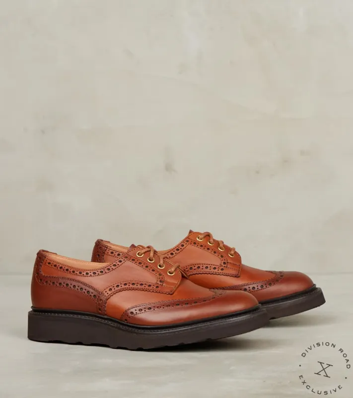 Super Bourton Derby - 4497 - Vibram Morflex - Tempesti Ambra & Cuoio Elbamatt sold by Division Road