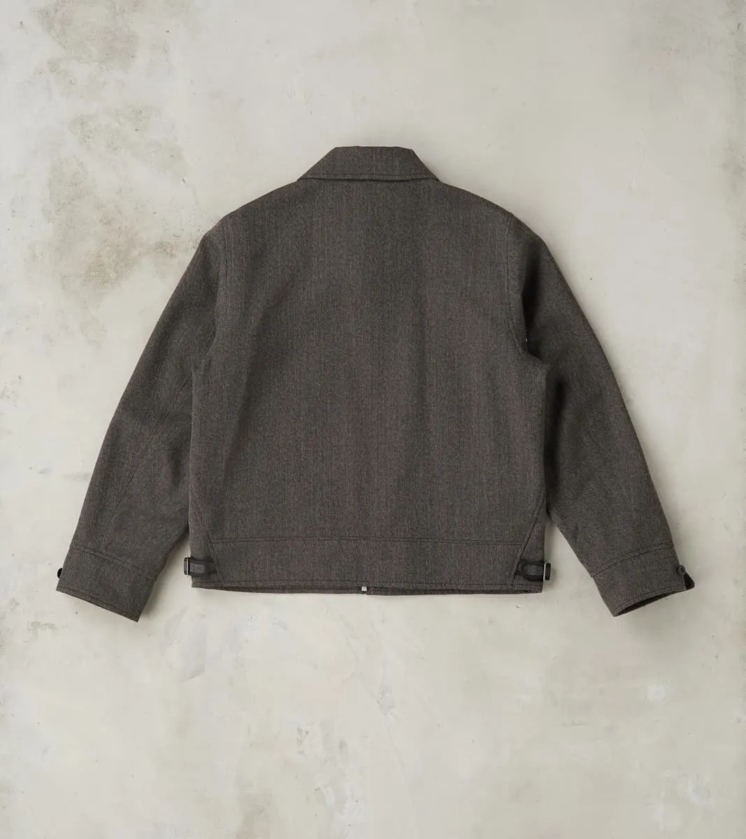 Lot. 306 Cossack Jacket - Serge Twill Wool - Melange Charcoal sold by Division Road product image thumbnail 2