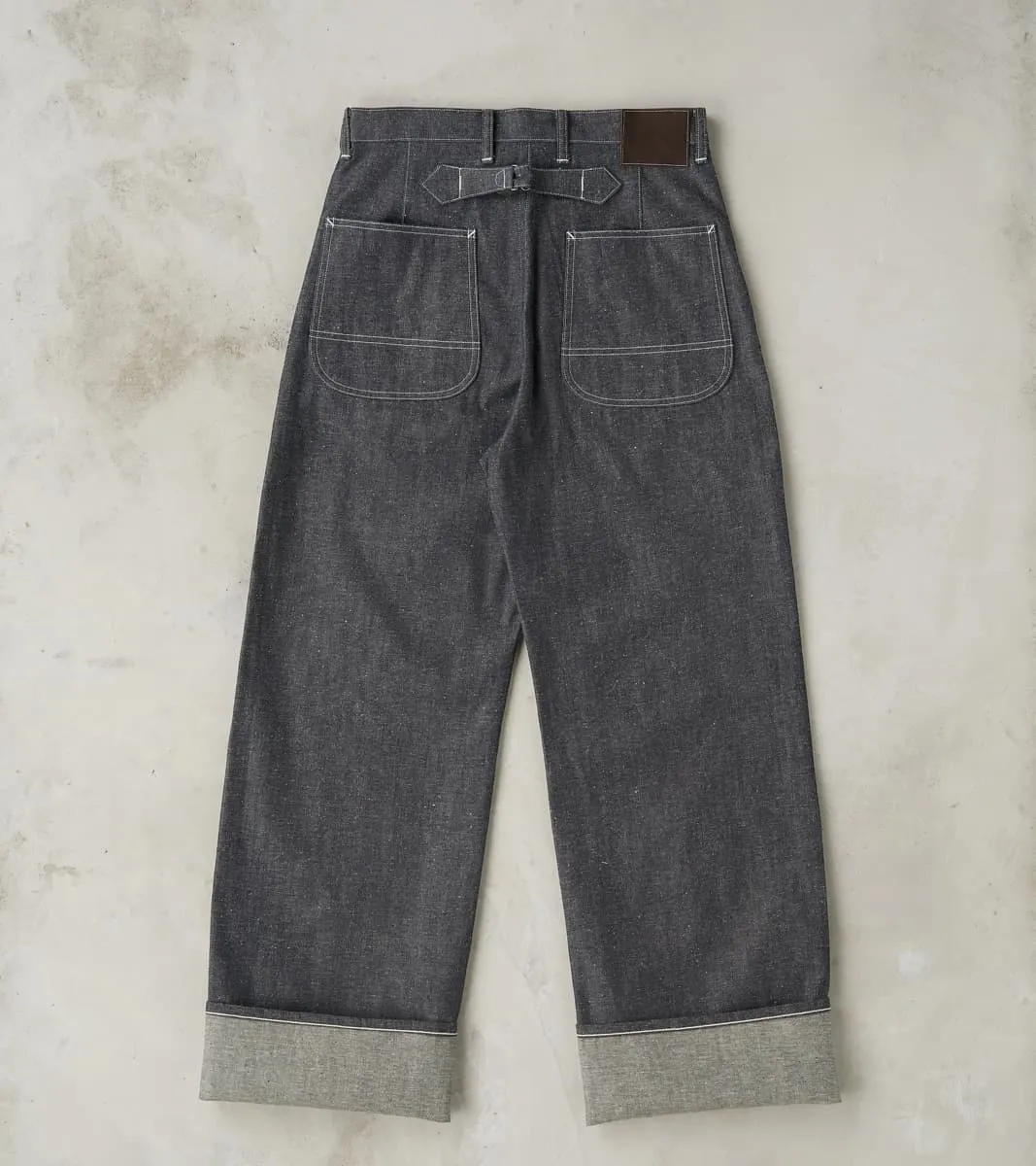 Lot. 717 Denim Painter Pants - Wide Straight - Raw Green Cast Indigo sold by Division Road product image thumbnail 2