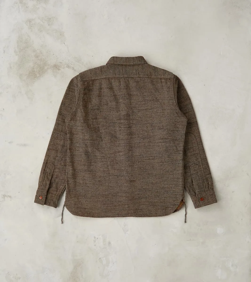 SMN25-01W Black Elemental Flannel Work Shirt sold by Division Road product image thumbnail 2